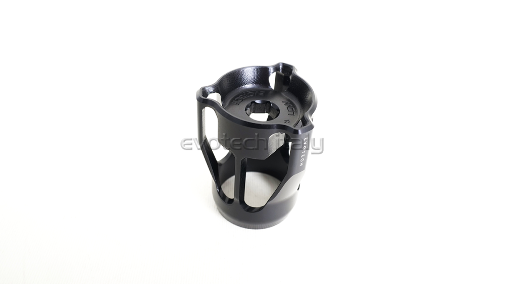 Shock absorber adjustment wheel Ktm Superduke 1290 R from 2020 - BLACK - Evotech S.R.L.